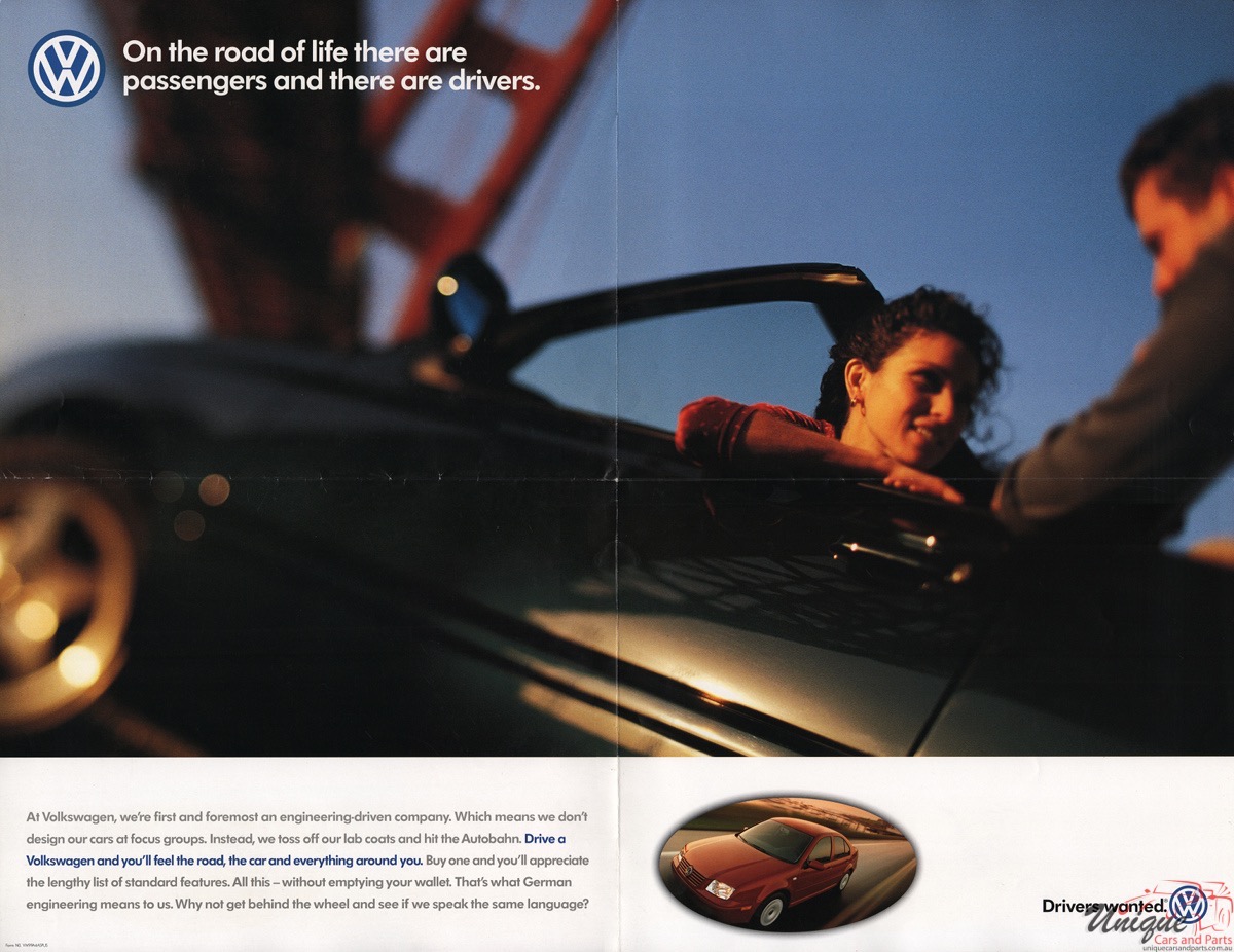 1999 VW Lineup Brochure Page 6